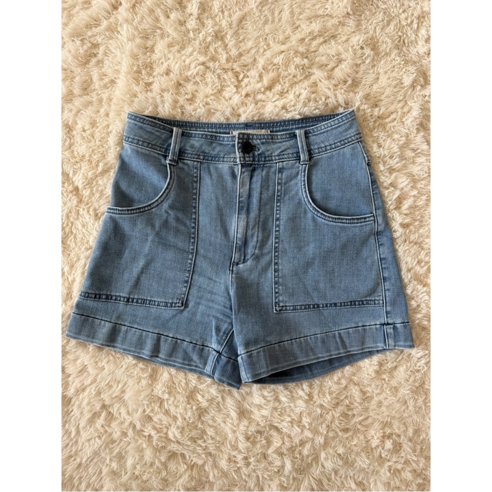 Madewell | High Rise Cuffed Denim Shorts - Picture 2 of 6